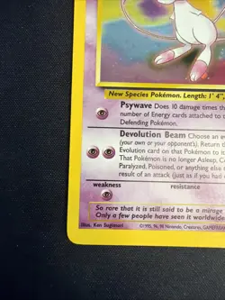 Pokemon Mew Holo Black Star Promo #9 - Image 5