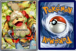 Hisuian Growlithe 181/167 Twilight Masquerade Pokemon TCG Holo NM - Image 3