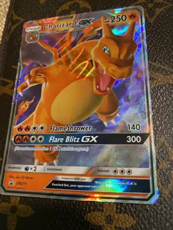 POKEMON: CHARIZARD GX SM211 - ULTRA RARE HOLO PROMO CARD - Image 1
