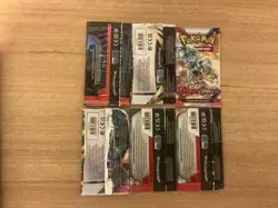 Pokemon TCG Mixed Lot 6 Sealed Booster Packs wrappers only English Standard - Image 2
