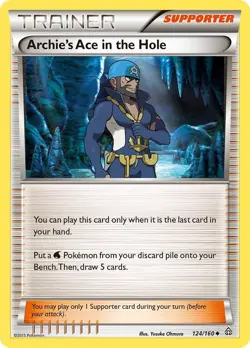 Archie's Ace in the Hole [PRC - 124/160] XY - Primal Clash - NM - Image 1