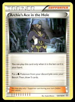 Archie's Ace in the Hole [PRC - 124/160] XY - Primal Clash - NM - Image 2