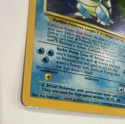 Pokemon Blastoise Base Set 2/102 Holo Rare 1999 English - Image 3