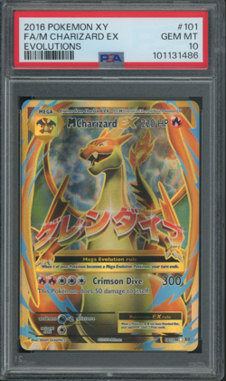 Pokemon M Charizard EX #101/108 Evolutions PSA 10 GEM MINT - Image 1