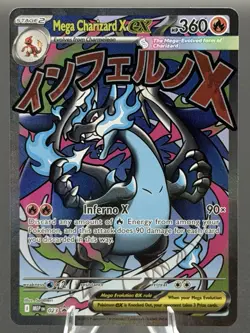 2025 Pokemon Mega Charizard X ex 023 Promo Mega Evolution Collection NM - Image 4