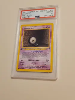 Unown Q - Pokemon Neo Destiny First 1st Edition #59 - Gem Mint PSA 10 - Image 1
