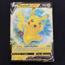 Pikachu V SWSH198 - Sword & Shield Black Star Promo - Pokemon TCG - Image 1