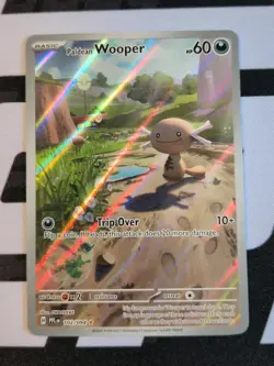 Pokemon Paldean Wooper #102/094 Eng Phantasmal Flames Illustration Rare Full Art - Image 1