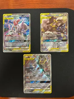 POKEMON - TAG TEAM GX PROMO - 3 CARD LOT - SM191, SM192, SM193 **CLEAN** - Image 1
