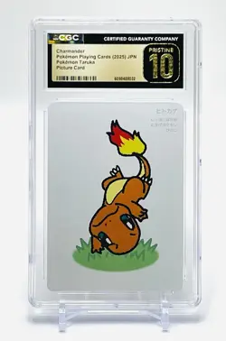 2025 CHARMANDER POKEMON TARUKA PICTURE CARD CGC 10 PRISTINE-FREE SHIPPING US🔥 - Image 1