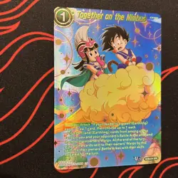 Together on the Nimbus SPR BT28-074 Dragon Ball Super Card Game Full Art Holo - Image 2