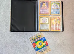 Complete Pokemon Card Base Set 102/102 WOTC 1999 + an original pristine folder! - Image 1