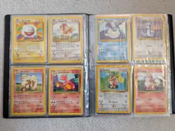 Complete Pokemon Card Base Set 102/102 WOTC 1999 + an original pristine folder! - Image 5