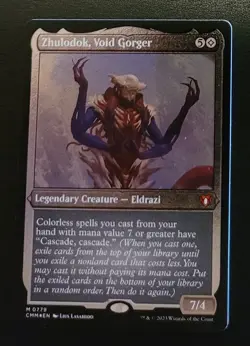 Zhulodok Void Gorger FOIL Display Card Commander Masters MTG NM Magic Gathering - Image 1