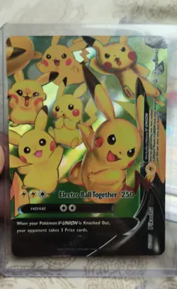 Pikachu V-Union [Set of 4] SWSH: Sword & Shield Promo Cards Holo - Image 1