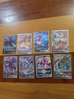 Pokemon TCG GREAT VMAX LOT! 8 CARDS! NM EEVEE, CROBAT, INTELEON! MORE! - Image 1