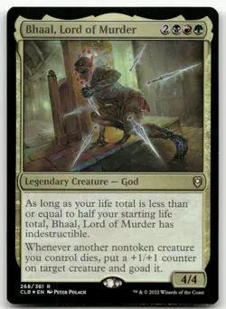 Bhaal, Lord of Murder #268 (Foil) (NM) Baldur's Gate CLB Magic MTG - Image 1