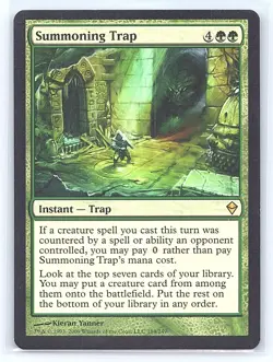 SUMMONING TRAP 184 RARE ZENDIKAR MAGIC: THE GATHERING NM - Image 1