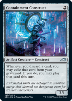 1x Containment Construct - Foil MTG - Kamigawa: Neon Dynasty - NM-Mint - Image 1