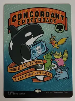 Concordant Crossroads MTG SLD 2073 Rare NM Cute Haste Animals Enchantment - Image 1