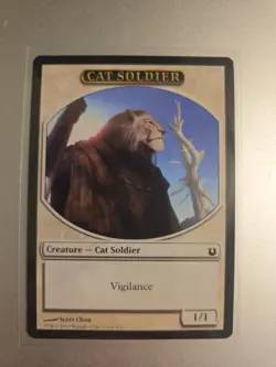Cat Soldier Token Born of the Gods Regular - Image 1