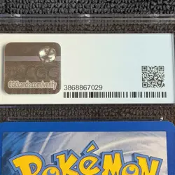 Pokemon Chikorita 1st Edition 54/111 CGC 9 Mint Blue Label 2000 Neo Genesis TCG - Image 5
