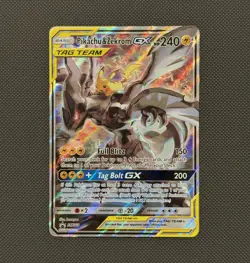 Pokemon Pikachu & Zekrom GX TAG TEAM GX Holo Promo SM168 - Image 1