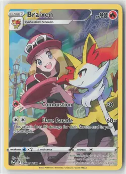Braixen #TG01/TG30 SWSH12: Silver Tempest Trainer Gallery Pokemon - Image 1