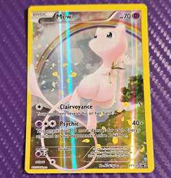 Mew Holo Promo XY110/XY Black Star Promos Basic 70 HP English Pokemon 2016 - Image 1