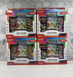 Pokemon TCG: First Partner Illustration Collection - Series 2 Sealed - LOT OF 4 - Image 1