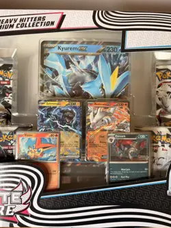 Pokemon TCG Unova Heavy Hitters Premium Scarlet and Violet Black White Costco x2 - Image 2