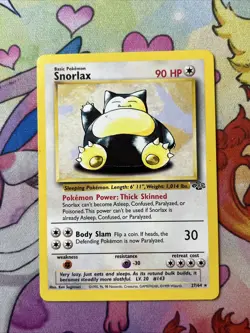 Snorlax - 27/64 - Pokemon Jungle Unlimited Rare Card WOTC LP - Image 1