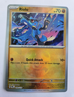 Riolu 050/131 (Master Ball) - Pokemon Scarlet & Violet Prismatic Evolutions - Image 1