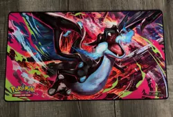 Pokemon Team Rocket’s Moltres UPC And Charizard UPC Playmats - Image 2