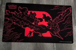 Pokemon Team Rocket’s Moltres UPC And Charizard UPC Playmats - Image 3