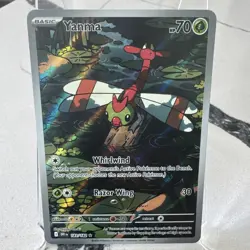Pokemon TCG Scarlet & Violet Destined Rivals Yanma Illustration Rare #183/182 - Image 1