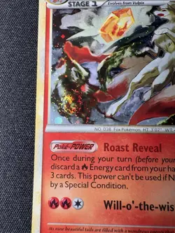 Ninetales 7/123 Heartgold & Soulsilver SWIRL NM Holo Rare Pokemon TCG 2010 - Image 2