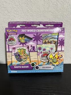 Pokemon 2017 World Championship Deck Naoto Suzuki Unopened - Image 1