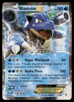 Blastoise EX 17/83 Holo EX Rare Generations Pokemon HP - Image 1