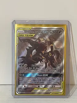 Pokemon TCG Umbreon & Darkrai GX Tag Team SM241 Holo Black Star Promo Sun Moon - Image 1