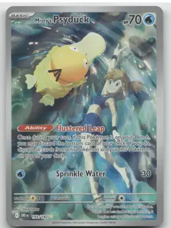 2025 Destined Rivals Misty's Psyduck Secret Rare #193/182 - Image 1