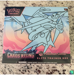 Chaos Rising POKEMON CENTER Exclusive Elite Trainer Box ETB New Factory Sealed - Image 1
