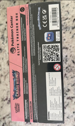 Chaos Rising POKEMON CENTER Exclusive Elite Trainer Box ETB New Factory Sealed - Image 3