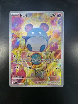 Marill 232/217 Illustration Rare Ascended Heroes Pokemon Holo Near Mint - Image 3