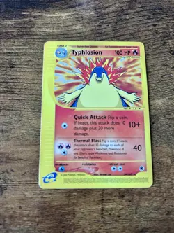 Typhlosion 64/165 Expedition Base Set Rare Regular Eng 100 HP 2002 Stage 2 - Image 1