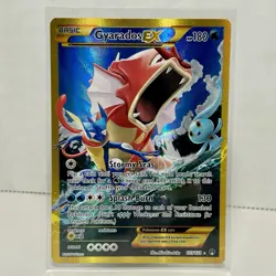 Gyarados EX Secret Rare Full Art Holo 123/122 Breakpoint Pokemon TCG - Image 1