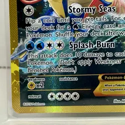 Gyarados EX Secret Rare Full Art Holo 123/122 Breakpoint Pokemon TCG - Image 5