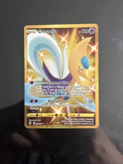 Pokemon Cresselia 228/203 Evolving Skies Gold Secret Rare Holo NM - Image 1