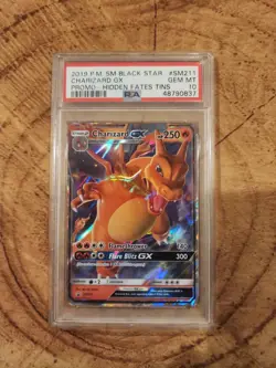 PSA 10 2019 Pokemon SM Black Star Promo - Hidden Fates Tin - Image 1