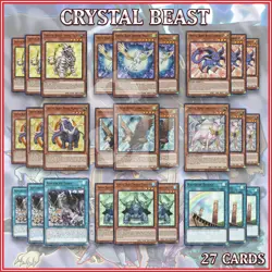 CRYSTAL BEAST ULTRA DECK 27 | Sapphire Pegasus Cobalt Eagle Tortoise YuGiOh🔥 - Image 1